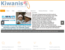 Tablet Screenshot of kiwanis19.com
